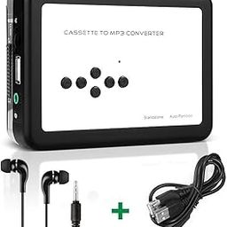 Tobo Cassette to MP3 Player - Portable Recorder and USB Music Player, Convert Tape to Digital Format via USB Disk, Plug and Play (TD-150CA-05)-1