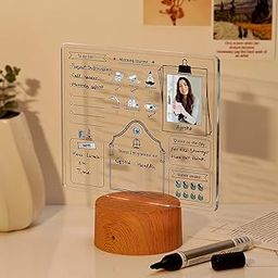 IGP - Personalized Daily Journal LED Lamp with Wooden Base-26