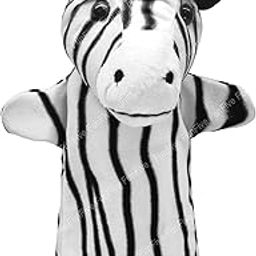 FunFive Hand Puppets for Kids – Soft Hand Puppets for Kids, Plush Animals Hand Puppet Toys, Story Telling Puppet for Kids, Hand Puppet Toy, Fun Play Learning Toys – Multicolor (Zebra)-image-30