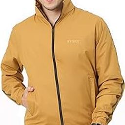 Men's Solid Windcheater Outdoor Sporty Jacket-picture-30