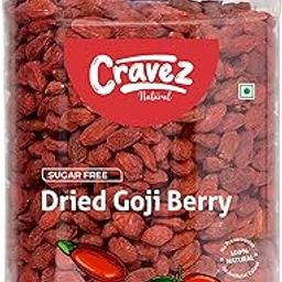 cravez Premium Dried Goji Berries - 500Gm|Sugar Free Goji Berry Dry Fruit|High In Vitamin A|Rich In Antioxidants|Boosts Immunity|Aids In Weight Management|Toppings For Fruit Salads & More-image-32