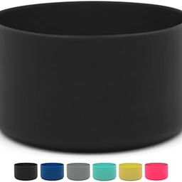 Flaskars Protective Silicone Boot for 12oz - 40 oz Hydro Sport Water Bottles Flask Anti-Slip Bottom Sleeve Cover (Black, Fits 32 oz and 40 oz Bottles)-image-46