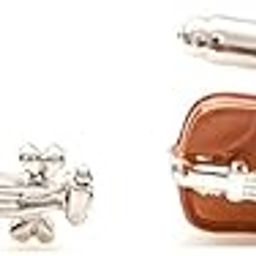 Violin Pair Cufflinks in a Presentation Gift Box & Polishing Cloth-picture-43