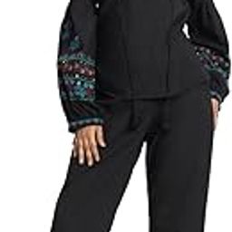 Black Embroidered Cotton Casual Co-ords For Women-image-21