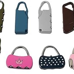 3 Digit Metal Combination Number Lock 3-Digit Travel Combination Lock, The Small Safe Combination Padlock for suitcases Luggage briefcases Computer Bags Backpacks Locker Drawers Color Locks (2 pc)-8