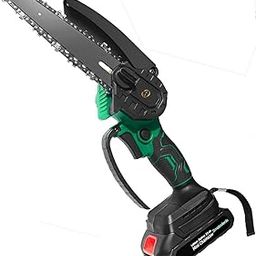 Vichaxan 8 inches Mini Cordless Chainsaw 20V Multipurposing Gardening, Wood Working Tool Like Logging, Cutting, Pruning and Tree trmering | 1 Battery ||-image-60