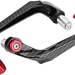LN MART Universal 7/8in 22mm CNC Aluminum Handlebar Brake Clutch Lever Hand Guard for Motorcycle, Motorbike, Scooters, Electric Cars, Mountain Bikes (RED03)-image-49