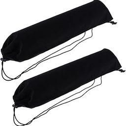 The Style Sutra 2pcs Badminton Racket Soft Cover Racquet Case Drawstring Shoulder Pack Black|Sporting Goods | Tennis & Racquet Sports | Badminton-picture-8