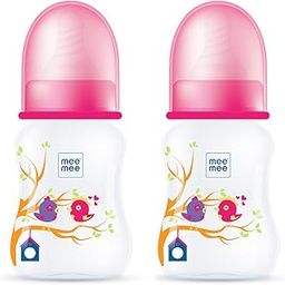 Mee Mee Baby Feeding Bottle 125ml |BPA-Free Baby Milk Bottle with Eazy Flo Technology, Anti-Colic Valve, Non Toxic and Ergonomic Design for New Born/Infants/Toddler Upto 3 Years (Pink, Pack of 2)-image-8