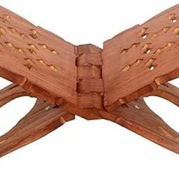 Rcelebrare Classical Youth Book Stand/Holder/Rest/Keep for Home/Work Space/Religious Places -(Sheesham Wood, Brown, Size: 12 Inches)-image-34