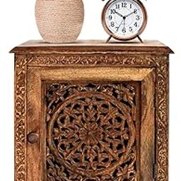 DECKZA Endside Table with Storage Drawers Modern Bedside Table: A Simple and Useful Bedroom Table Drawing Room Study Room Balcony Sitting Room Lounge-image-31