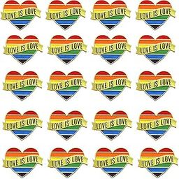 20PCS Pride Pin Rainbow Gay Pride Flag LGBT Enamel Lapel Pin Pin Decoration for Clothes and Bags-image-38