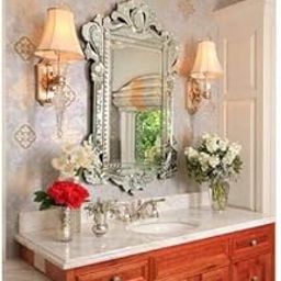 Quality Glass Venetian Elegance Handcrafted Decorative Wall Mirror,Exquisite Home Décor Accent for Living Room, Bedroom, or Entryway 36 x 54 Inch (Model V14)-image-21