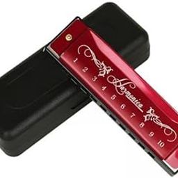 MERISHOPP® 3xHarmonica Deluxe Harmonica Diatonic Harmonica Gifts Professional Mouth Organ Red|Musical Instruments & Gear | Wind & Woodwind | Folk & World-image-7