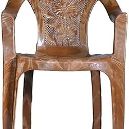 STYLESEAT Plastic Mid Back with Arm Chair Chairs for Home Dining Room Bedroom Kitchen Living Room Office Outdoor Garden Dust Free 100% Polypropylene Stackable-image-25