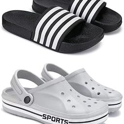 WINGSCRAFT-Lightweight Classic Clogs | Sandals |Slider Adjustable Back Strap for Men-Combo(2)-3024-3067-picture-37