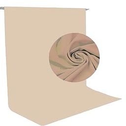 HIFFIN Solid Beige 6X9FT Professional Backdrop for Background Photography Background Stand for Photo Light Studio Accurate Size 6x9ft-24