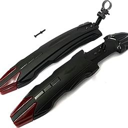 Bicycle Mudguard Plastic Fender Set - Front & Rear with Reflective Caps & Mounting Clamp | Universal Fit | EXCEL (Blunder Model)-image-32