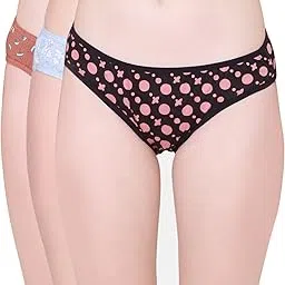 bodycare Womens Combed Cotton Assorted Printed Bikini Briefs-picture-46