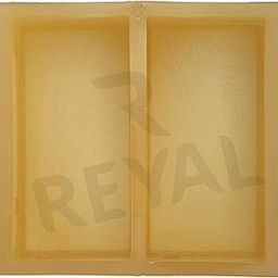 Reyal 8 x 4 MET 2 Cavity Paver Block Mould 60mm Thickness(PVC Rubber)(Made In India) For Garden Outdoor Pathway Paver Mould Tiles-10