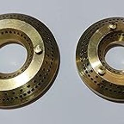 Brass Burners Set of 2 Suitable for Sunflame Brand Manual Ignition Cooktop, Glass Top, Hob Top, Gas Stoves. Medium and Small-image-54