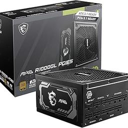 MSI MAG A1000GL PCIE5 1000W 80 PLUS Gold Modular Power Supply - Black | 306-7ZP9B18-CE0-image-49