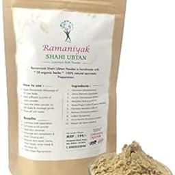 Ramaniyak Men & Women's Shahi Ubtan Ayurvedic Scrub Powder For Body, Healthy, Glowing & Smooth Skin Natural, Pure, Herbal Ubtan (50Gm)-image-36