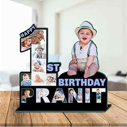WEHATKE wood Kids 1St Birthday Rectangular Wall Mount Photo Frame | Best & Unique Gift For Birthday, Multicolor-image-20