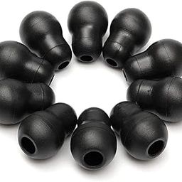 Black Deluxe Large Size Stethoscope Ear Knobs (10)-image-90