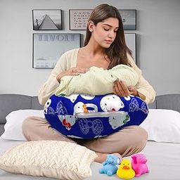 CUSTOMARY Adjustable Baby Breast Feeding Pillow, Nursing Pillow, Maternity Feeding Pillow-26