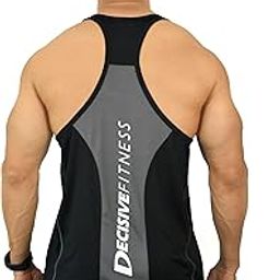 Fitness Designer Gym Stringer Vest, Gym Vest, Racer Y Back, Sports Tank Tops, Sando for Men-image-16