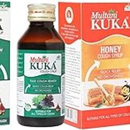 Multani Kuka Cough Syrup With Kuka Honey | Get Ayurvedic Relief from Throat Issue, Chest Congestion, All Types Of cough & Cold | 100 Ml Each - 2 Pack-29
