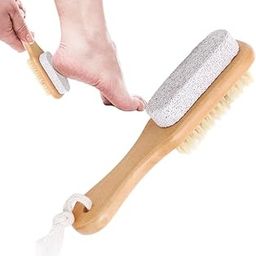 Pumice Stone for Feet with Handle - Corn and Callus Remover, Exfoliator & Scrubber for Dead + Dry Skin on Feet and Pumice Stone for Hands - Corn Removers for Feet (M, 1)-18