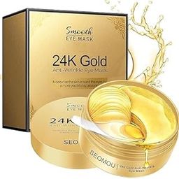 THE ROA Eye Patches for Dark Circles, with 24k Gold Pack of 60, Eye Cooling Gel Pads, Hydrogel Patch, Mask with Collagen for Relaxing, Reducing Puffiness & Wrinkles-picture-35