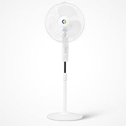 CG VHEG Pedestal Fan 400mm | High Speed | Wider angle oscillation | 3 Speed setting | 100% copper motor | Rustproof blades | Elegant design | 2 Year Product Warranty | Cloud White-picture-23