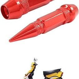 LOVMOTO Universal 2PC Spiked Aluminum Stem Valve Caps Dustproof Tire Wheel Stem Caps for Cars,SUVs,Trucks Bicycles and Motorcycles Comfortable with Sty-le-image-88