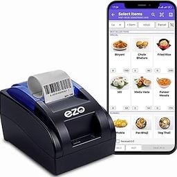 EZO 58MM 2inch Thermal Billing Machine | USB & Bluetooth Thermal Receipt Printer with 5 Rolls & Software Subscription (USB + Bluetooth)-picture-18