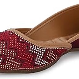 Womens Flv07 Ballet Flat | Ethnic Shoes | Wedding Footwear | Fashionably Stylish for Everyday wear-image-67