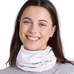 Fleece Neck Warmer [Solids] - Reversible Gaiter Tube, Ear Headband, Mask & Beanie. Ultimate Thermal Retention, Versatility Style. Performance Comfort Microfiber Construction-image-16
