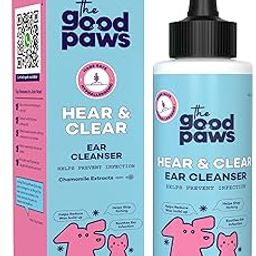 The Good Paws Hear & Clear Ear Cleanser for Dogs & Cats | Prevents Infections | Eases Itching | Reduces Wax Buildup | 0.3% Salicylic Acid, Chamomile, Neem Extract, Tea Tree Oil | Healthy Ears | 100 ml-17