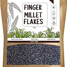 Vishalta Ragi Millet Flakes 500 gm - Natural Whole Grain - Finger/Nachni Millet Flakes Rich in Protein & Fibre - Gluten-Free Healthy Breakfast Cereal - Ideal for Poha, Upma & Snacks - Pack of 1-image-47