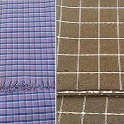 Pri & Su CottLinn Combo fo Giza Cotton Checkered Shirt 600022 & Trouser 900117-image-37