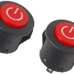 SP Electron DC 12V 10A AC 250V AD2212 Round On-Off 2 Way Push Button witch for Electric Kids Car E-Bike Toys etc (Pack of 2)-image-68
