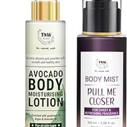 TNW-The Natural Wash Combo with Pull Me Closer Body Mist and Avocado Body Lotion | For Long-Lasting Fragrance & Moisturized Skin | Suitable for All Skin Types-41
