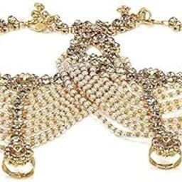 Antique Traditional Kundan Pearls Stone gold Plated Payal/Anklet for Women and Girls-image-95