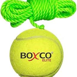 BOXCO Elite Light Weight Hanging Tennis Cricket Ball for Match Practice & Training-image-95