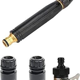 AuraAttic Metal Portable High Pressure Washing Water Adjustable Multifunction Pressure Washer Spray Direct Spray Car Wash Black-image-7