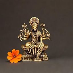 PUYANGAM Brass Varahi Amman Idol | Hindu Goddess Varahi Statue for Pooja, Home Temple Decor & Spiritual Gift | Handcrafted Brass Idol (Varahi LW 3 Inch)-image-2