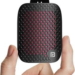 Portronics Talk Five 3W Wearable Bluetooth Speaker with Mic, Spring Clip-On, Upto 10Hours Playtime, IPX5 Water/Dust Resistant, Bluetooth 5.3v, Big Buttons, Portable Speaker with Microphone (Black)-23