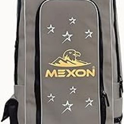 MEXON Cricket Duffle Kit Bag with Wheels (Grey)-image-47